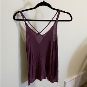 Purple tank top